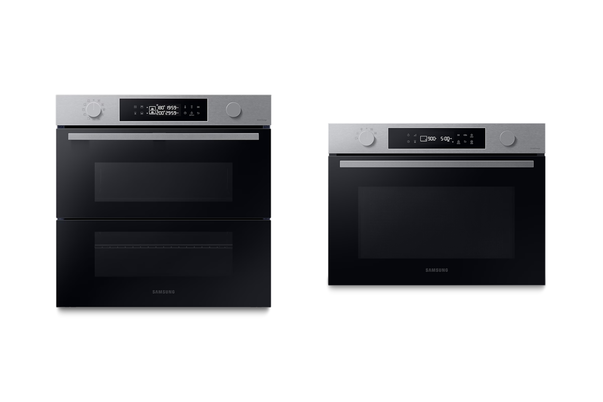 Forno Samsung Dual Cook Flex™ Serie 4 e Forno Microonde Compatto Serie 4 -  Kit Elettrodomestici F-NV7B45NQ5B45