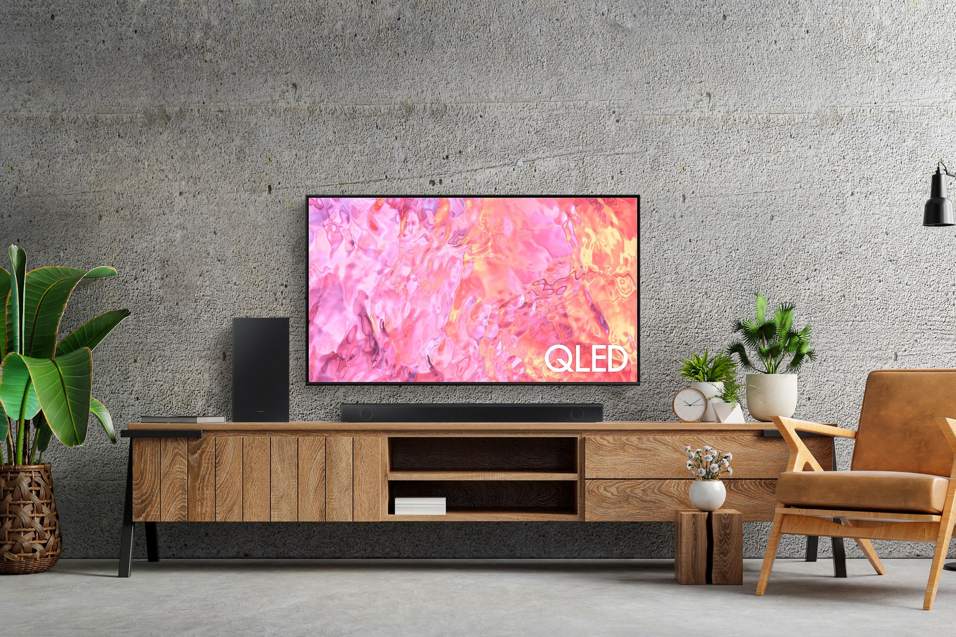 TV QLED 4K 65 QE1C e Soundbar B550 Sound Experience Pack Samsung Italia