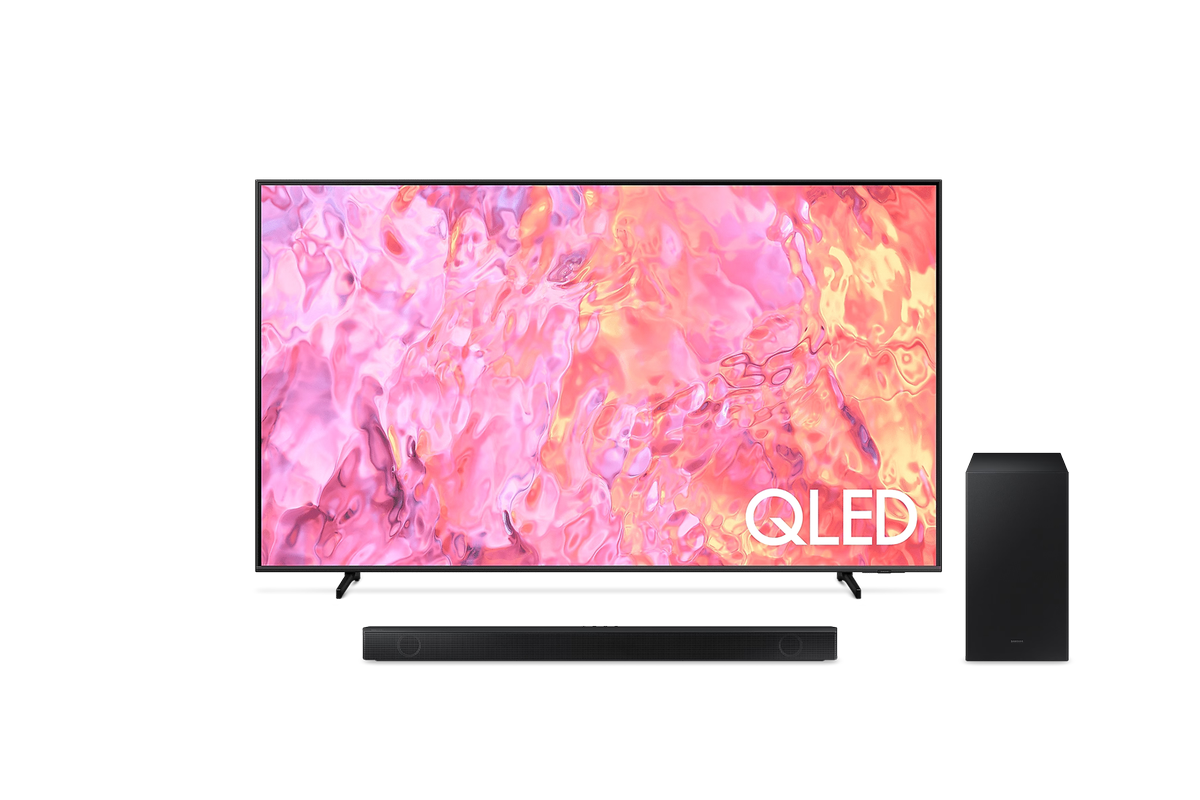 TV QLED 4K 75 QE1C e Soundbar B550 Sound Experience Pack Samsung Italia