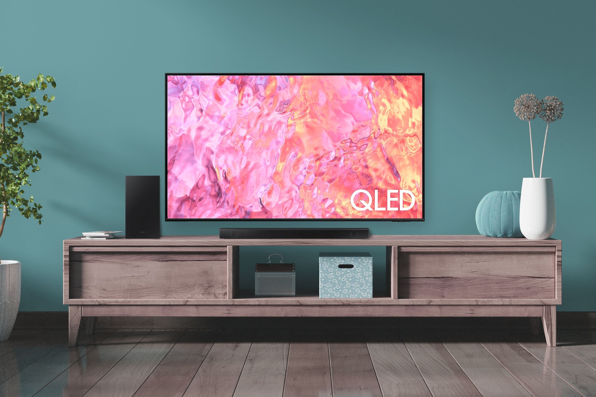TV QLED 4K 75 QE1C e Soundbar B550 Sound Experience Pack Samsung Italia