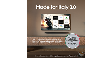 Made for Italy 3.0: in regalo il pacchetto voucher d’intrattenimento del valore di 414,96€
