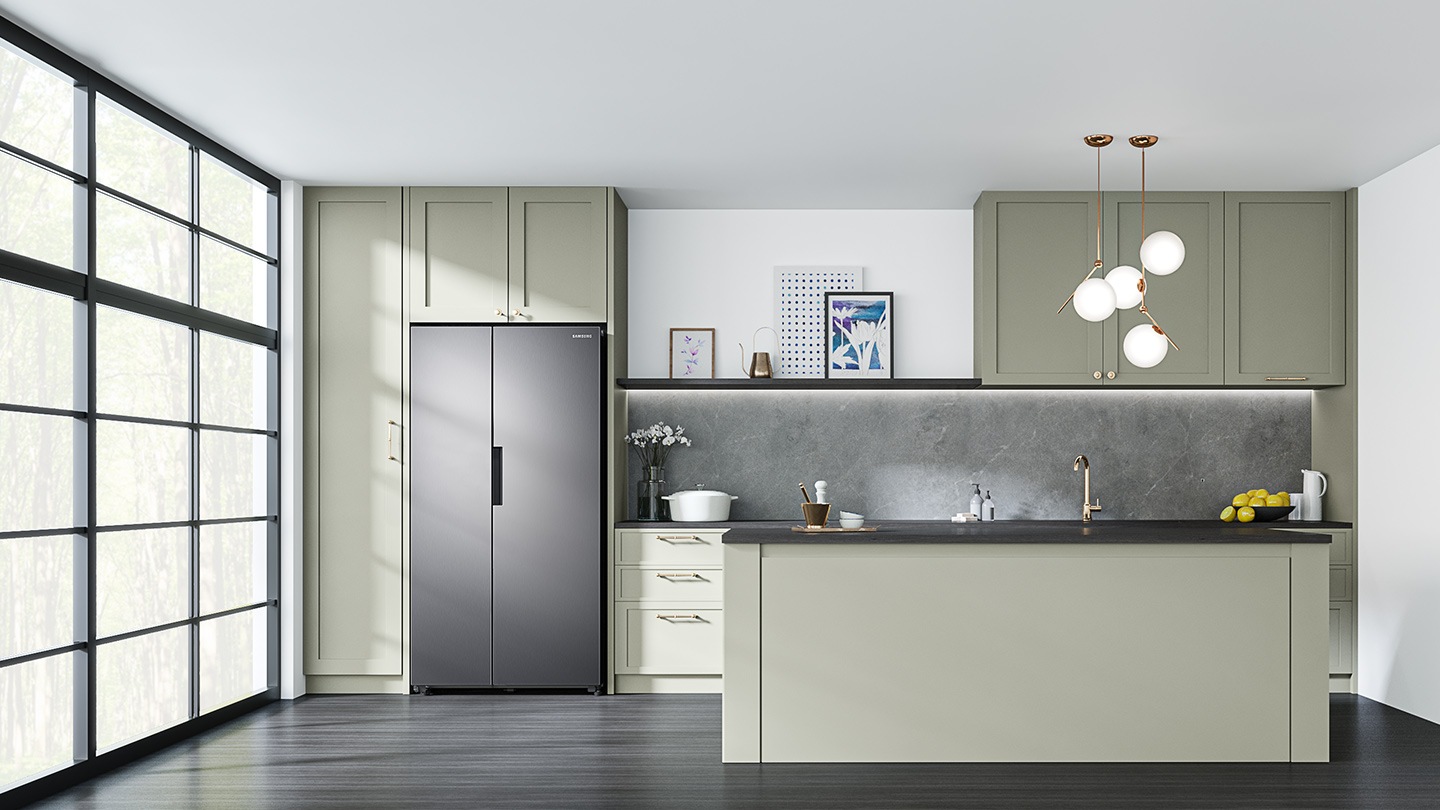 RS8000NC is installed in the kitchen