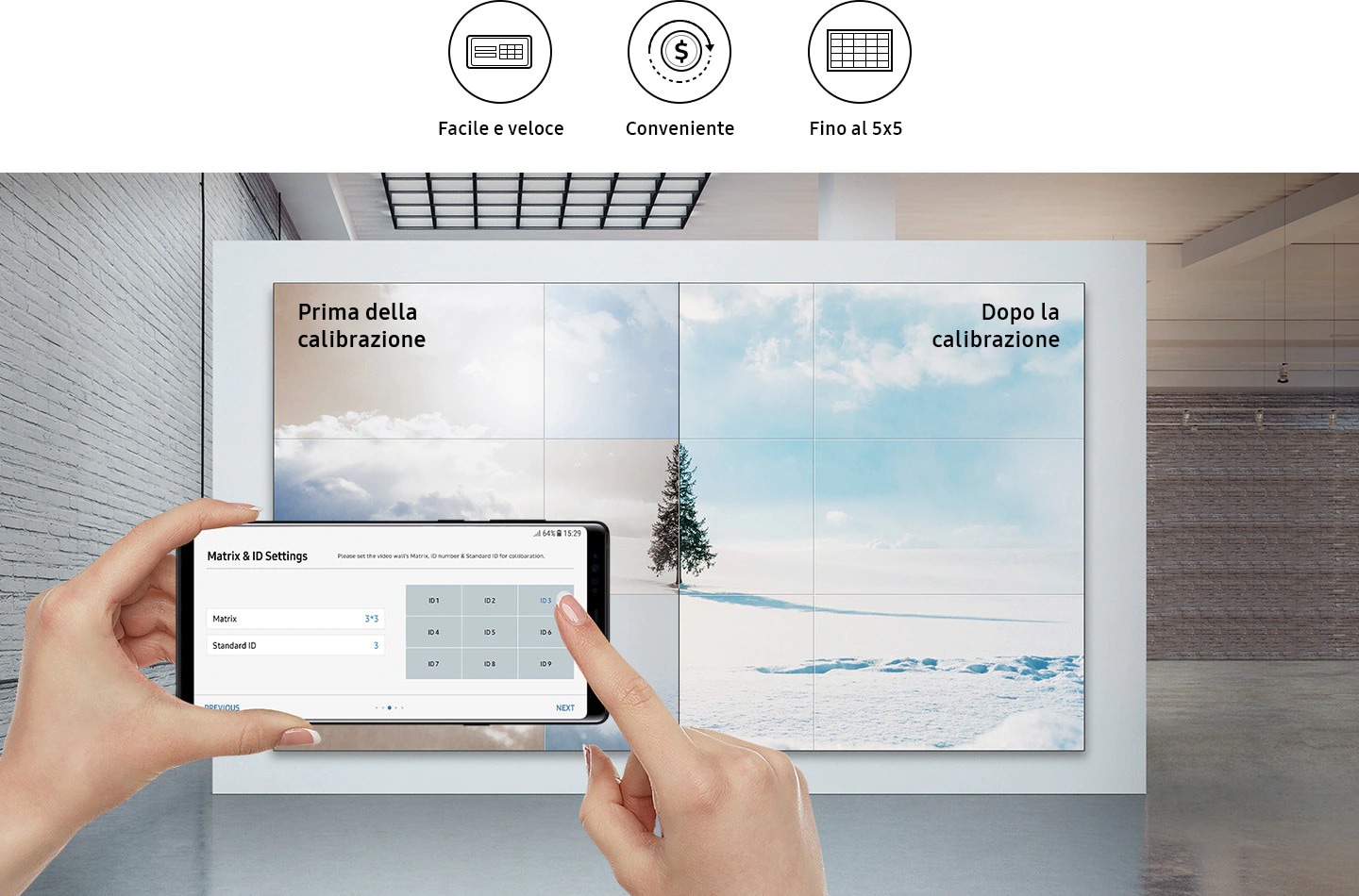 Calibrazione da dispositivi mobili nel segno della praticità