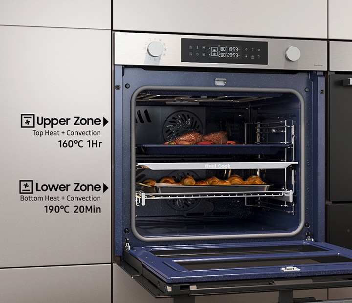 Forno A Incasso Dualck FLEX76LA Con Vapore E WiFi | 76 Litri Classe A | Nero | Cucina Professionale - Foto 12