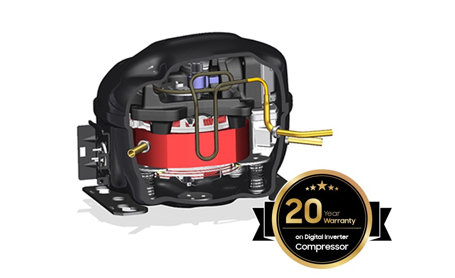 Compressore Digital Inverter con 20 anni di garanzia