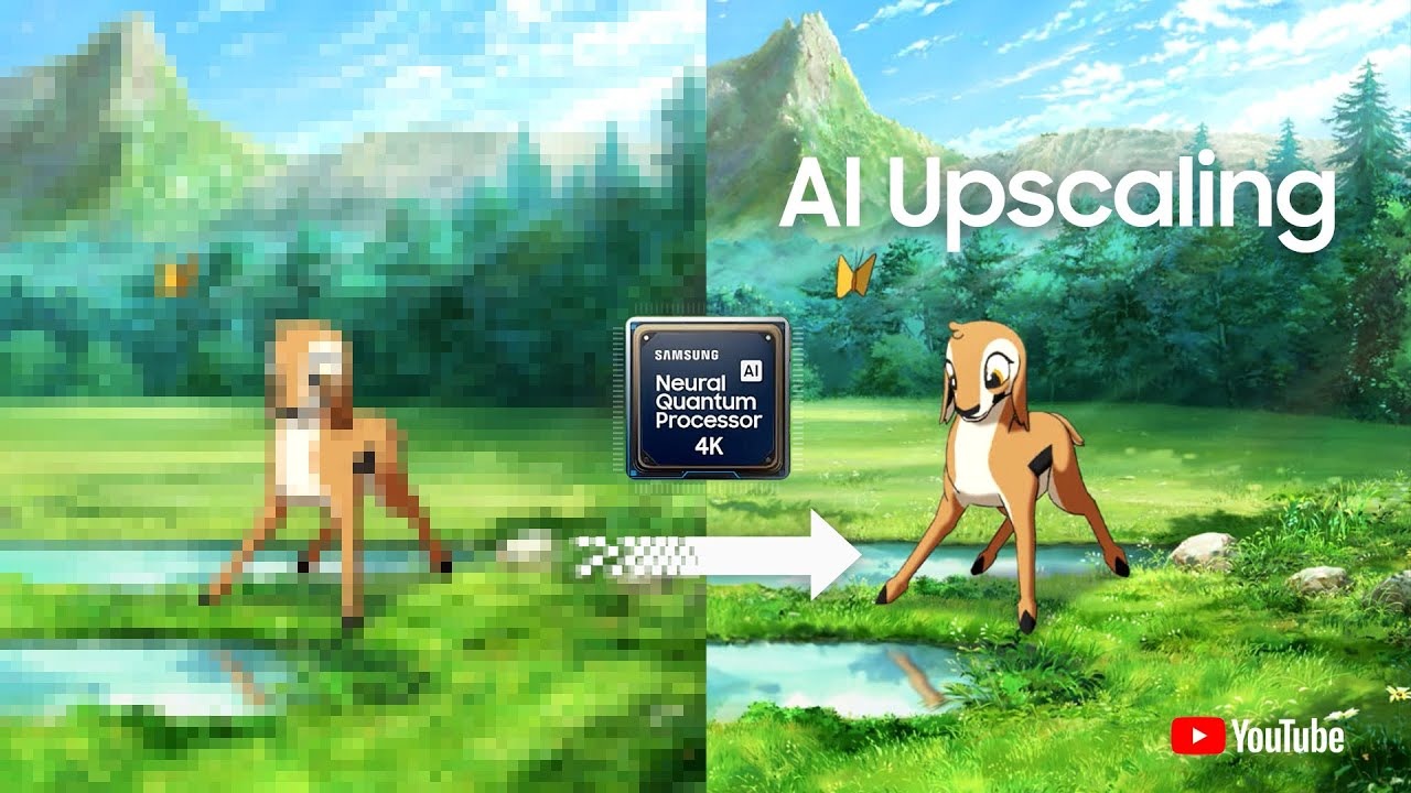 Upscaling technology explained on video