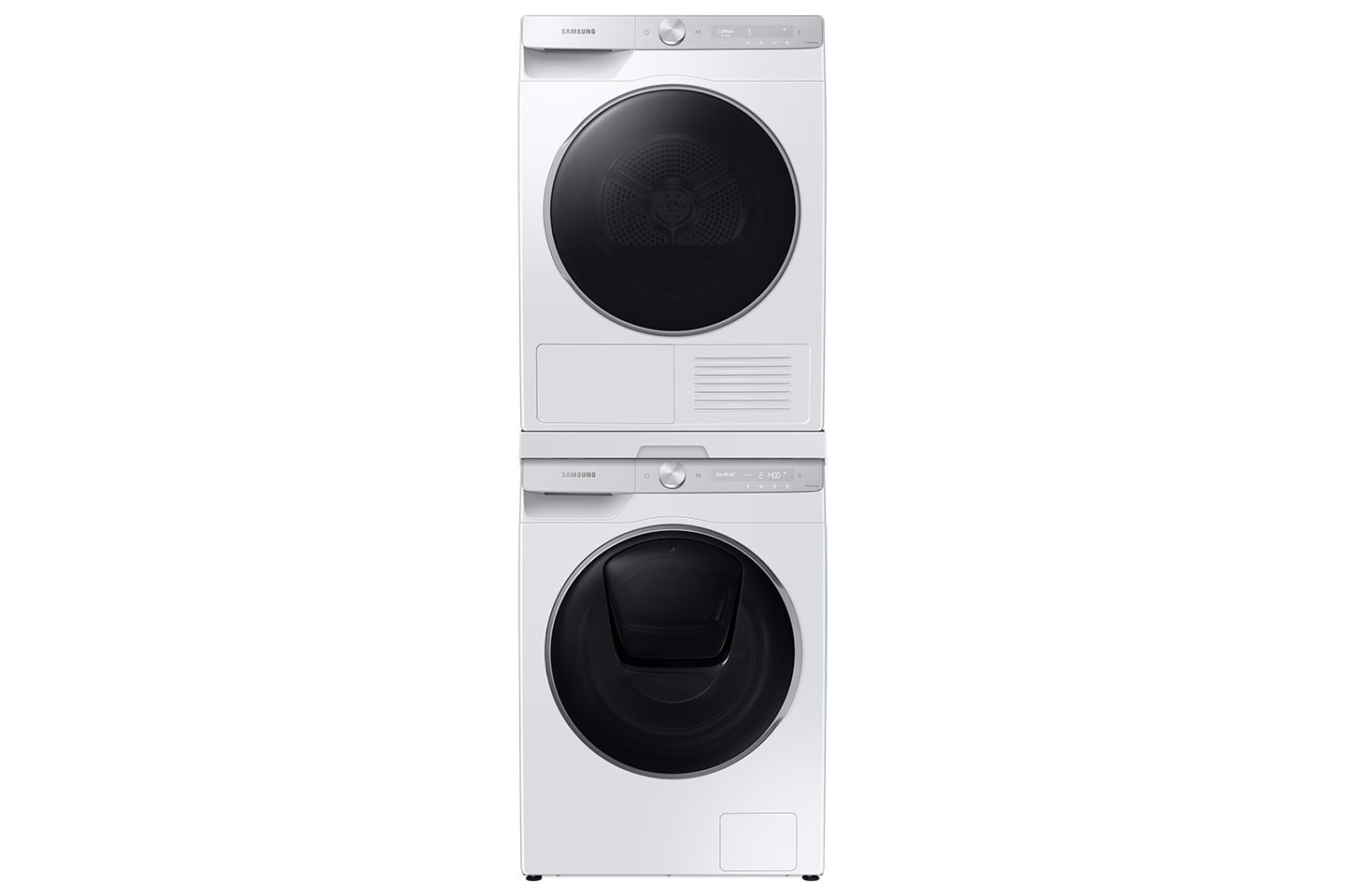 Lavatrice e asciugatrice collegate con stacking kit SKK-UDW