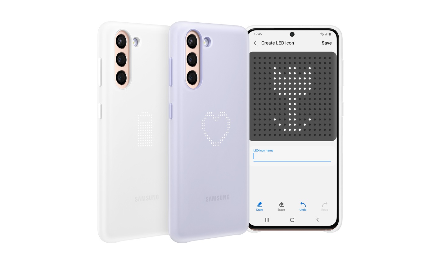 Smart LED Back Cover O1