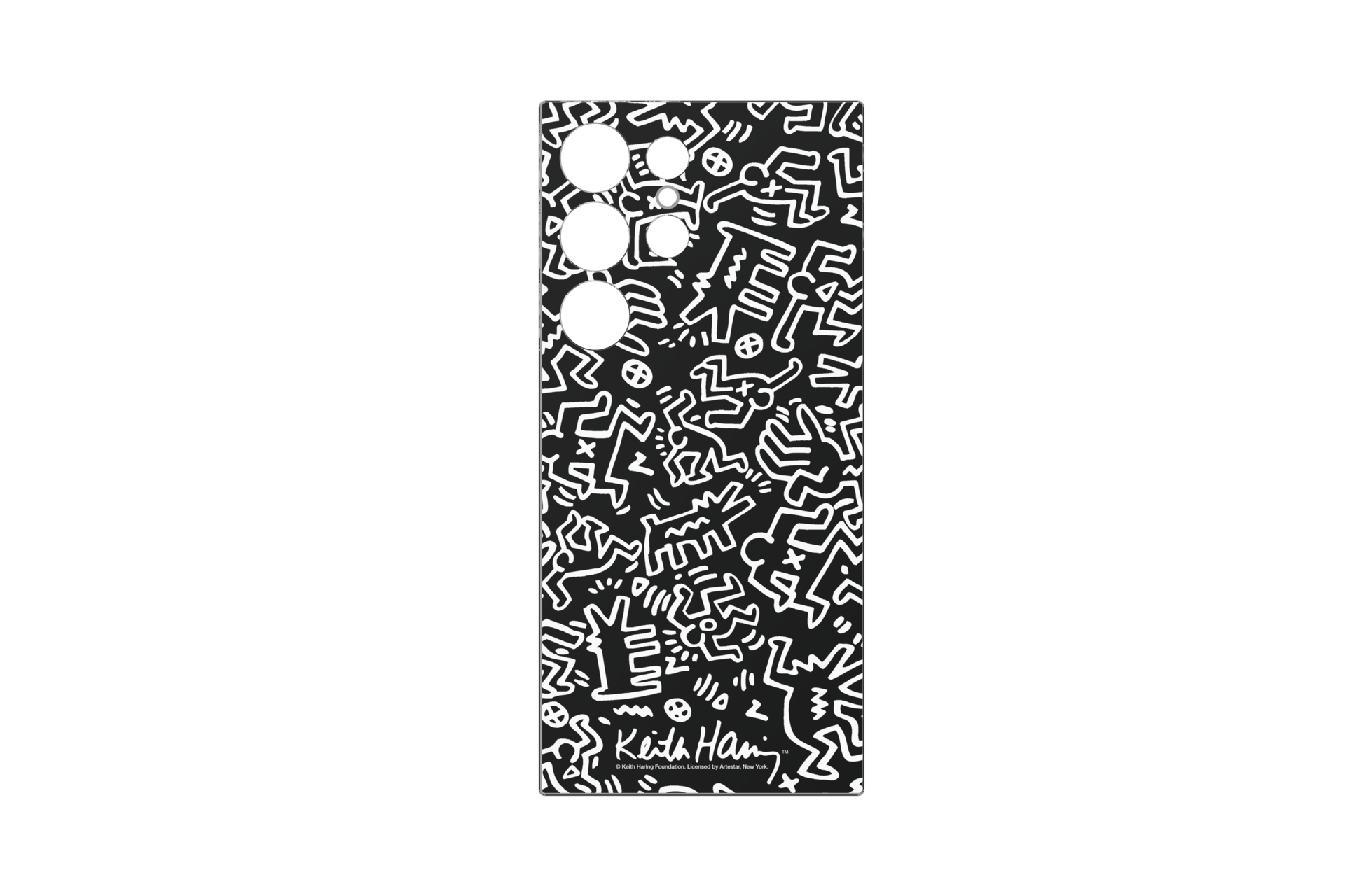 Samsung Keith Haring Mono FlipSuit Card, Black