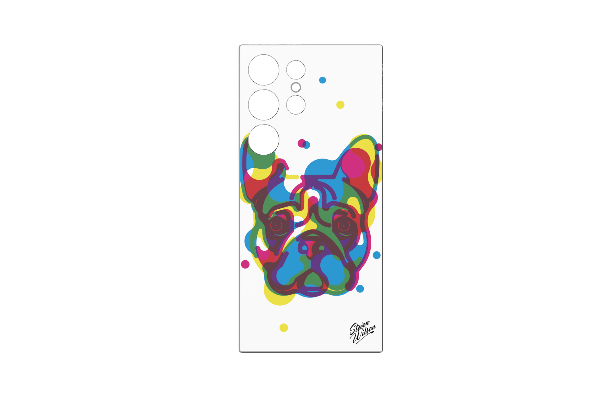 Samsung Artist Steven Wilson Flipsuit Card for Galaxy S24 Ultra, Silver