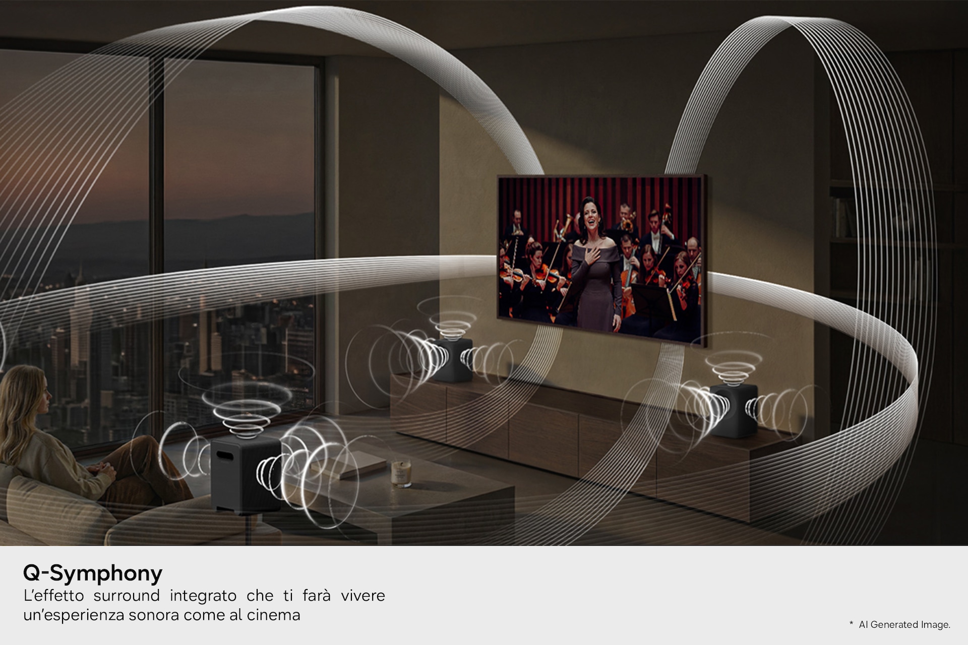 Q-Symphony L’effetto surround integrato che ti farà vivere un’esperienza sonora come al cinema