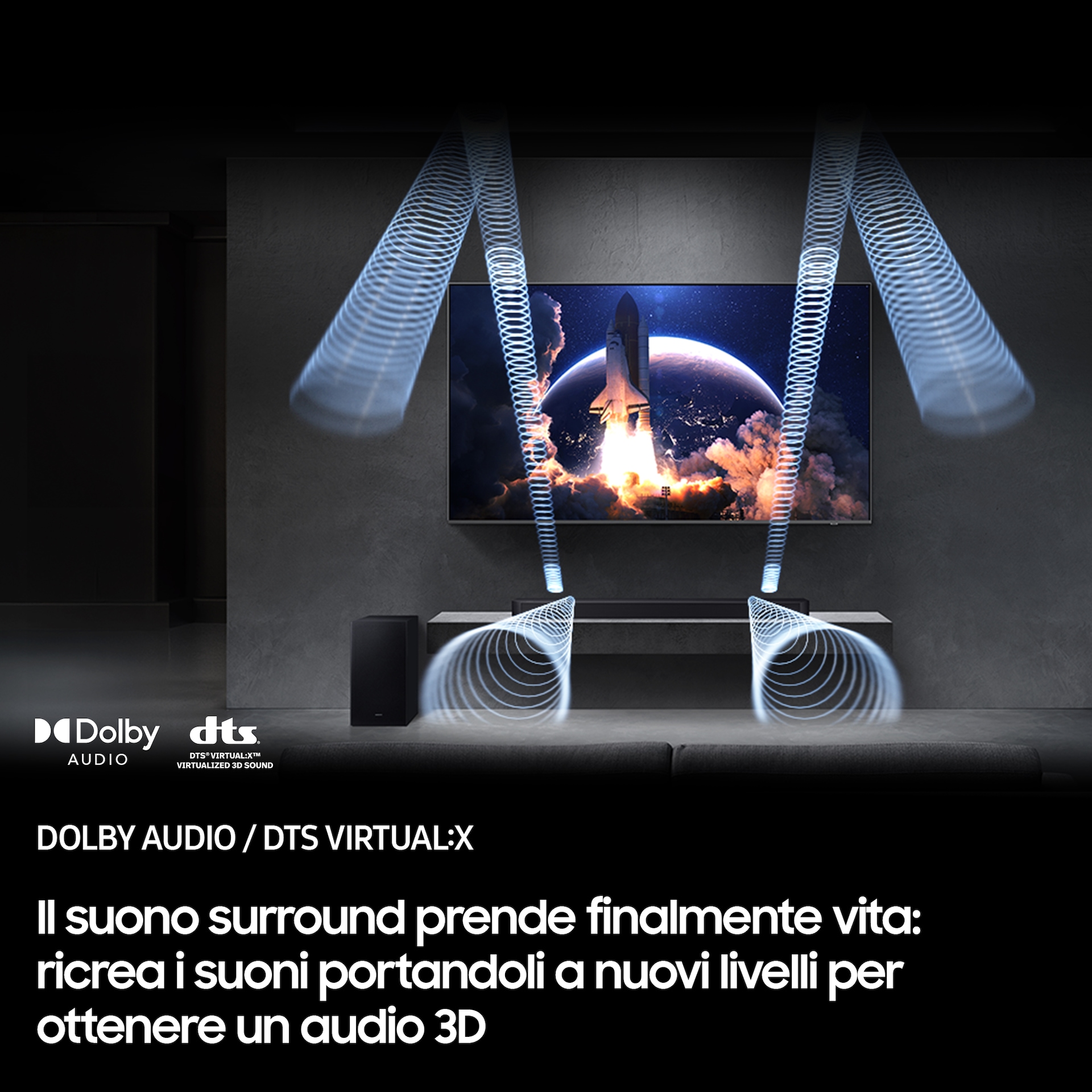 Q-series Soundbar HW-Q600F 3.1.2 Ch (2025) Black