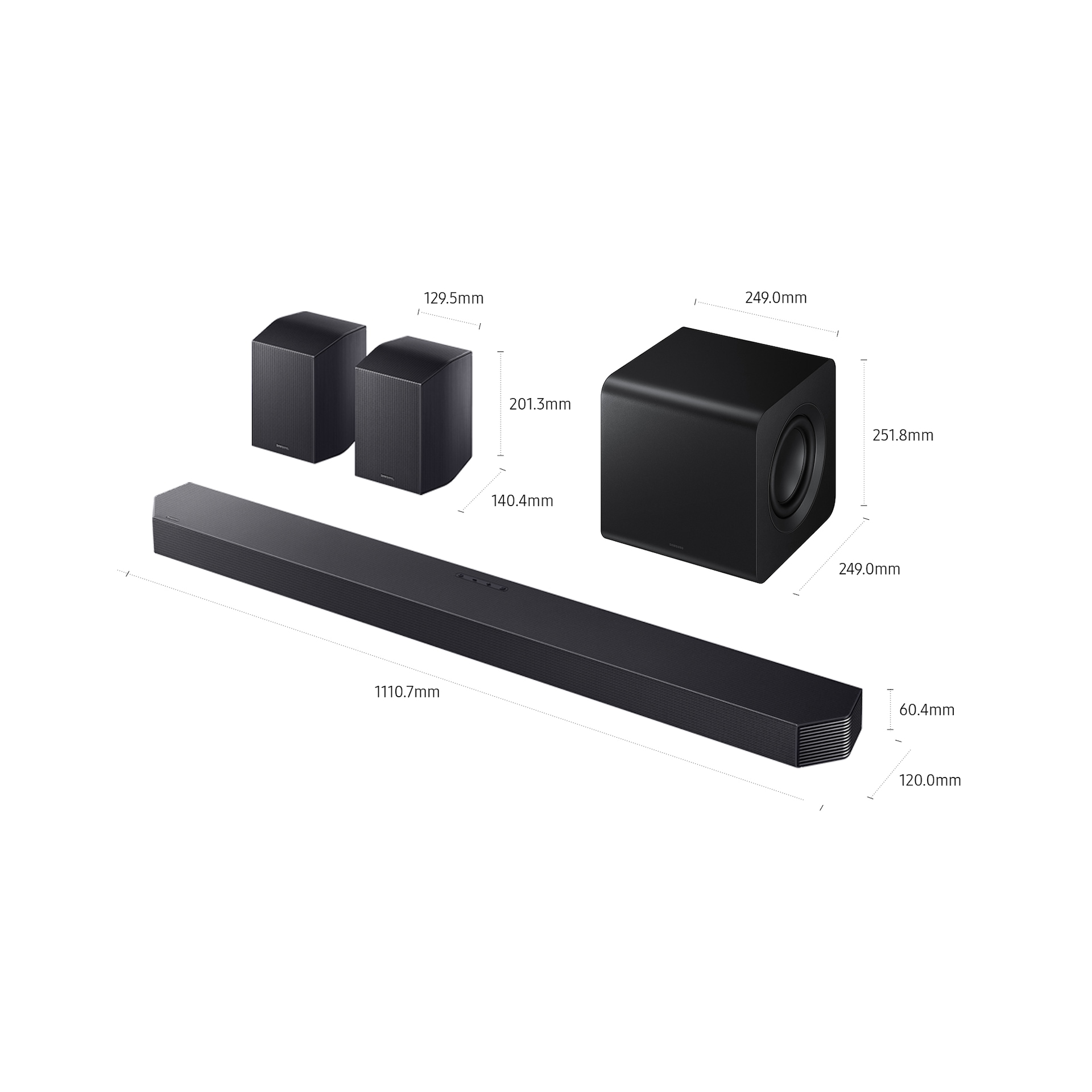 Q-series Soundbar HW-Q930F 9.1.4 Ch (2025) Black