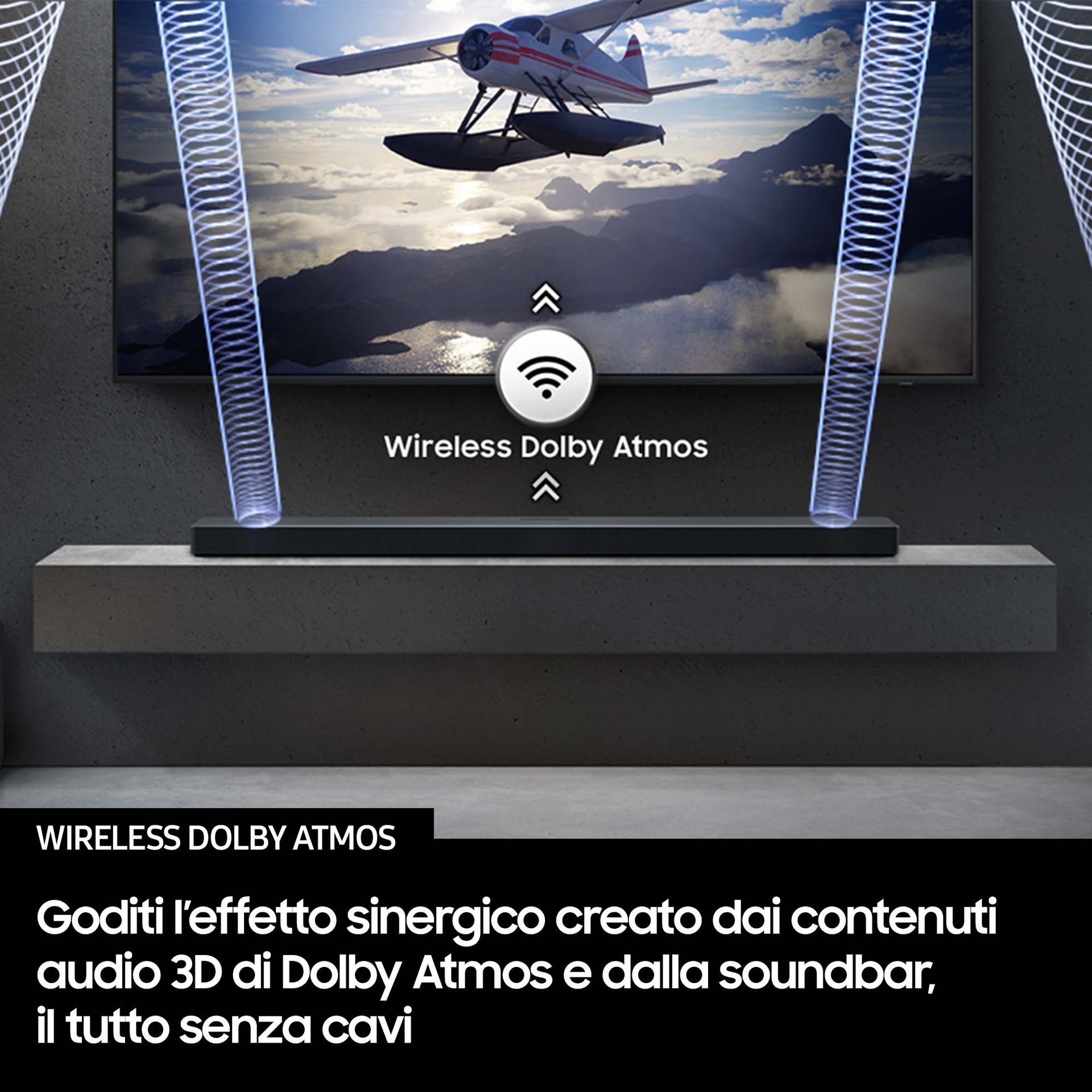 [Q-sér~íés S~óúñd~bár H~W-QS700F~ 3.1.2 Ch (2025) Bl~áck]