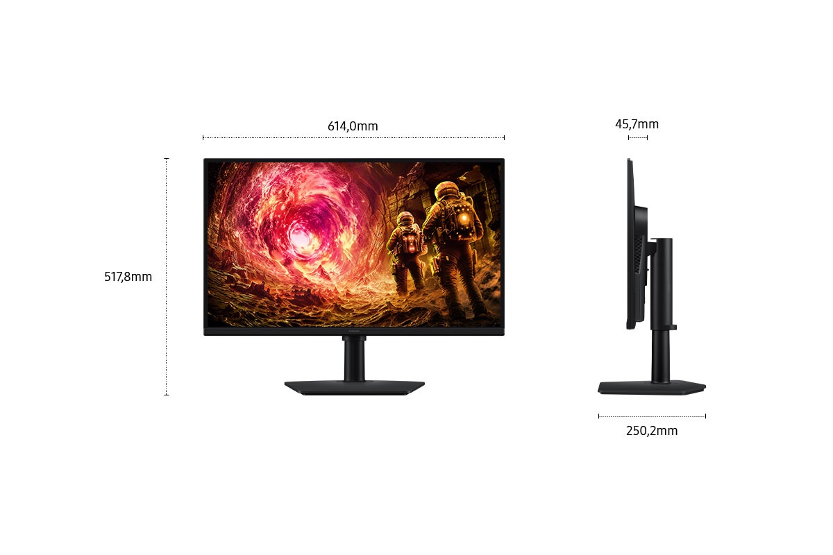 Monitor Gaming Odyssey G5 – G50F da 27” QHD Flat Black