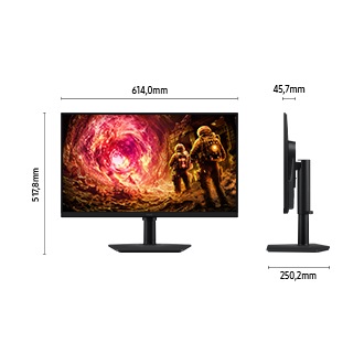 Monitor Gaming Odyssey G5 – G50F da 27” QHD Flat Black