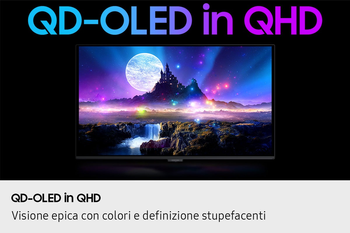 Monitor Gaming Odyssey OLED G5 - G50SF da 27'' QHD Flat Black