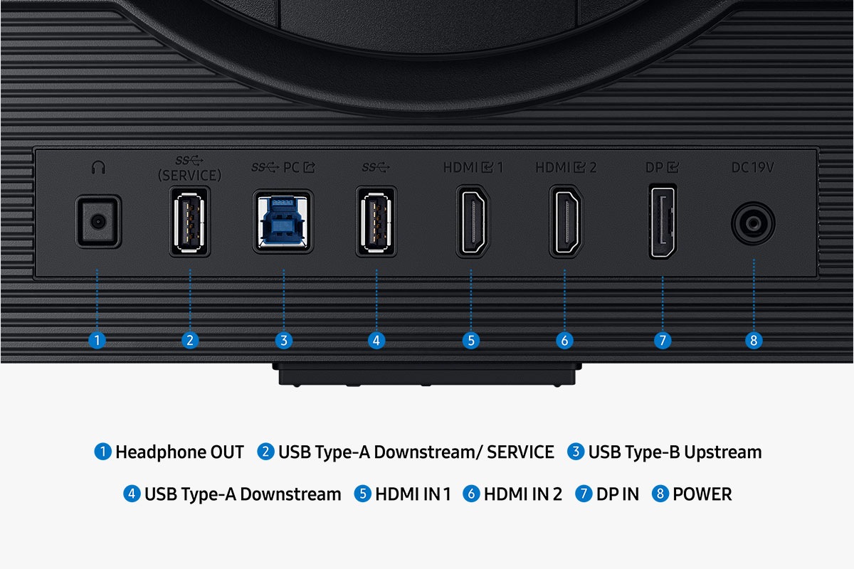 Monitor Gaming Odyssey OLED G5 - G50SF da 27'' QHD Flat Black
