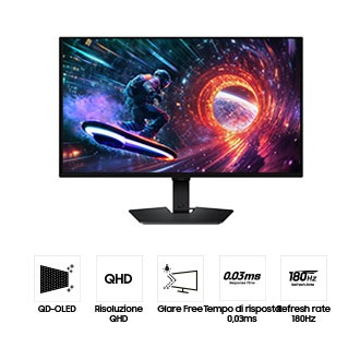 Monitor Gaming Odyssey OLED G5 - G50SF da 27'' QHD Flat Black