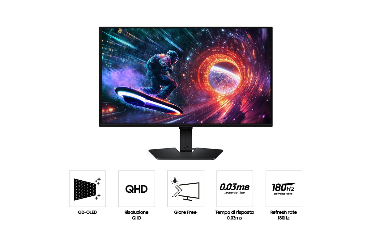 Monitor Gaming Odyssey OLED G5 - G50SF da 27'' QHD Flat Black