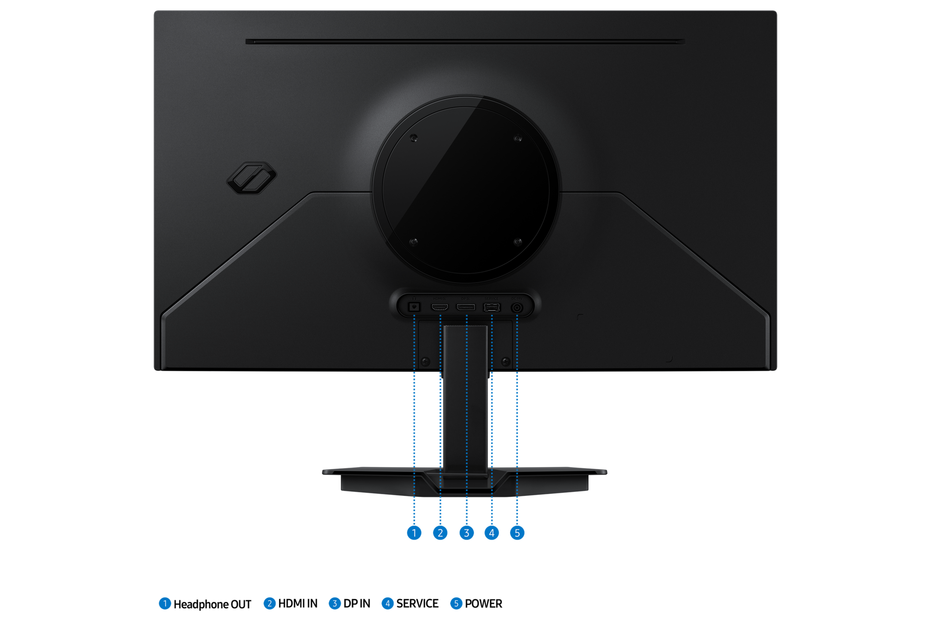 Monitor Gaming Odyssey OLED G5 - G50SF da 27'' QHD Flat Black