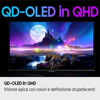 Monitor Gaming Odyssey OLED G5 - G50SF da 27'' QHD Flat Black