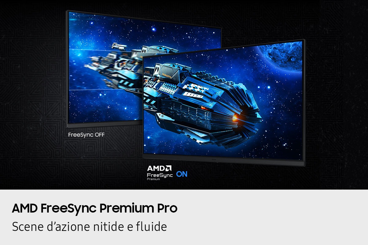 Monitor Gaming Odyssey G5 - G53F da 27'' QHD Flat Black