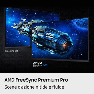 Monitor Gaming Odyssey G5 - G53F da 27'' QHD Flat Black