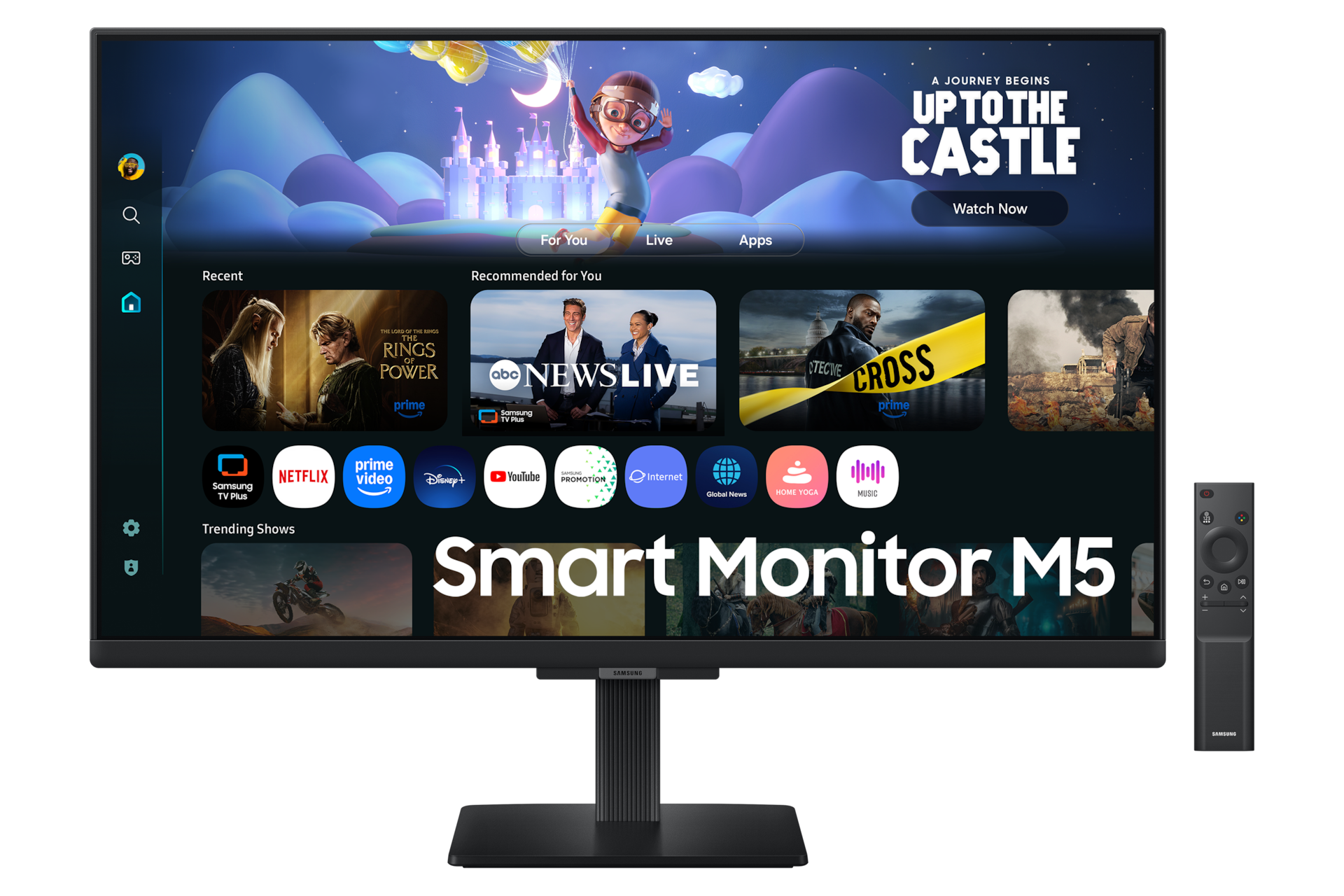 Samsung Smart Monitor M5 - M50F da 27" Full HD Flat, Black