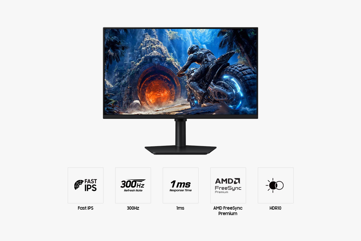 Monitor Gaming Odyssey G4 G40H da 27” FHD Flat Black