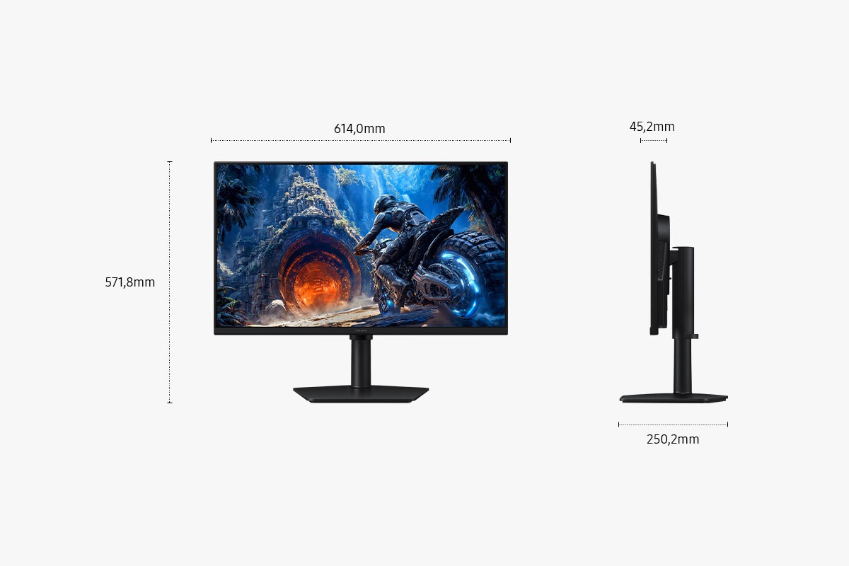 Monitor Gaming Odyssey G4 G40H da 27” FHD Flat Black