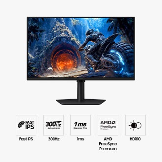 Monitor Gaming Odyssey G4 G40H da 27” FHD Flat Black
