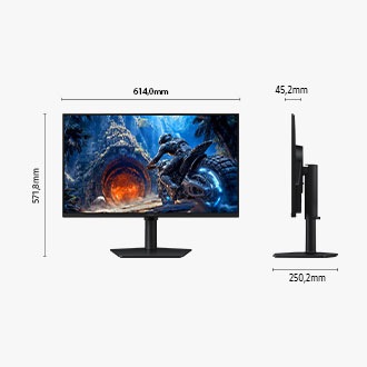 Monitor Gaming Odyssey G4 G40H da 27” FHD Flat Black
