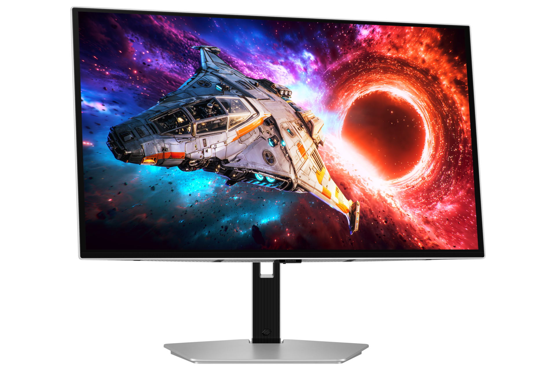 27/32 Inch Odyssey OLED G8 G80SH 4K 240Hz Gaming Monitor Swivel2 Silver 