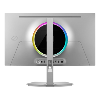 27/32 Inch Odyssey OLED G8 G80SH 4K 240Hz Gaming Monitor Back Silver 