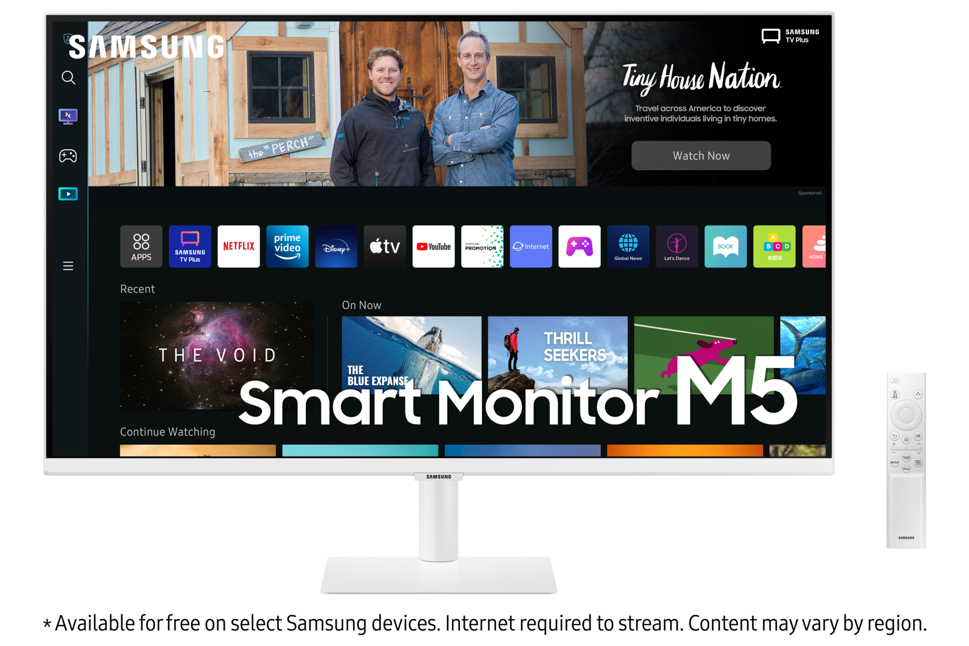 Samsung Smart Monitor Serie M5 - M50B da 32'' Full HD Flat, White