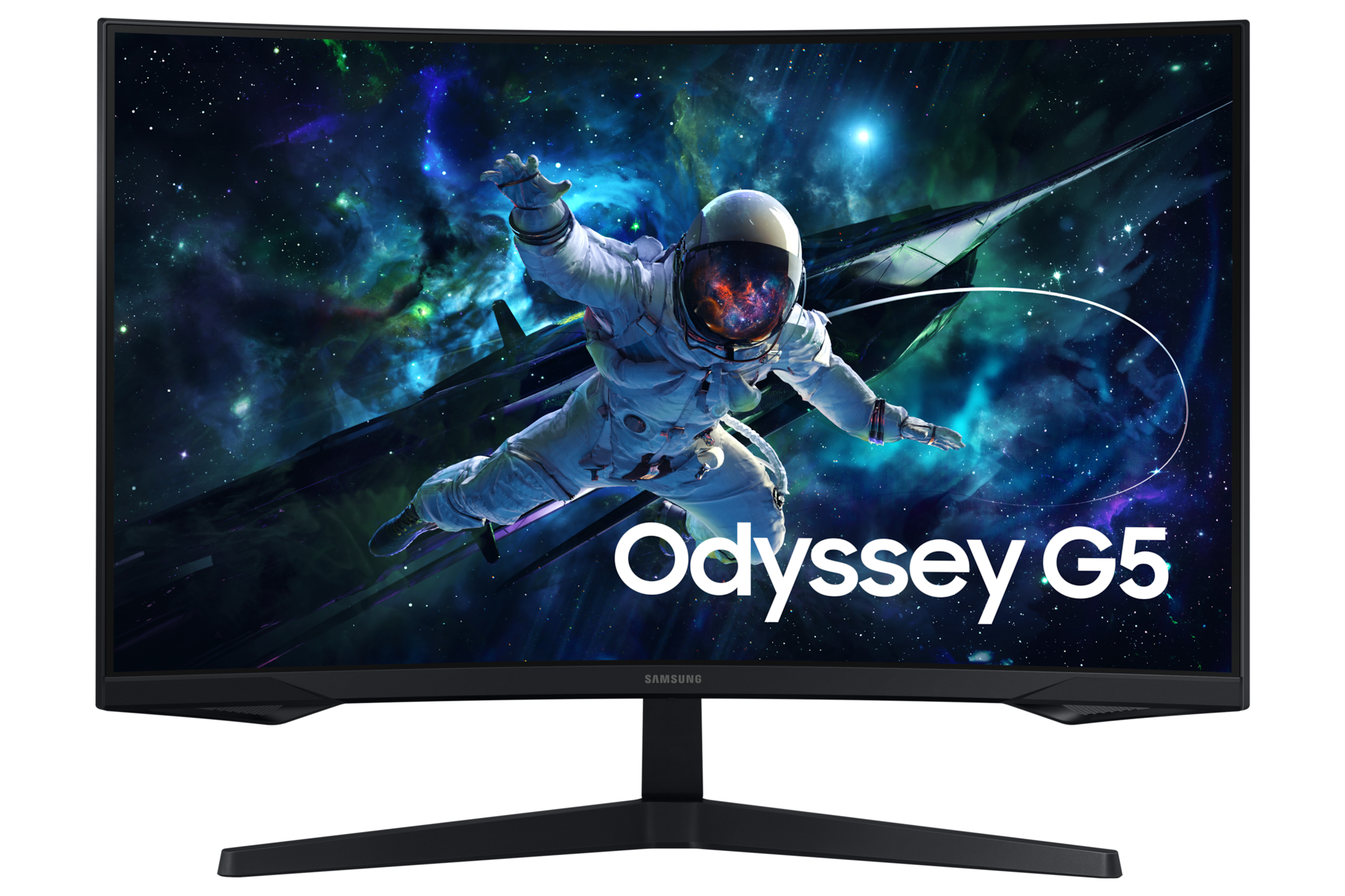 Samsung Monitor Gaming Odyssey G5 - G55C da 32'' QHD Curvo, Black