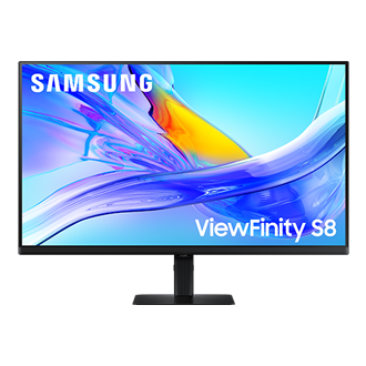 32" ViewFinity S8 S80UD UHD Monitor Front2 Black 
