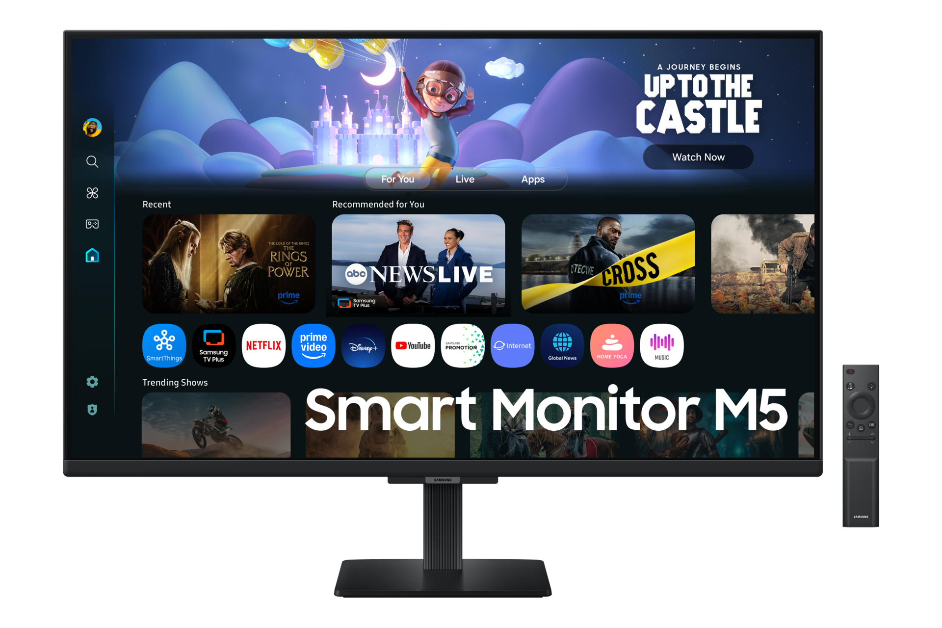 Samsung Smart Monitor M5 - M50F da 32" Full HD Flat, Black