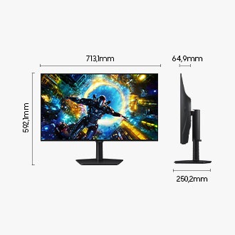 Monitor Gaming Odyssey OLED G7 - G73SH da 32"UHD Flat ​ ​ㅤ ​ ​ ​ Black