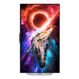 27/32 Inch Odyssey OLED G8 G80SH 4K 240Hz Gaming Monitor Pivot Silver 