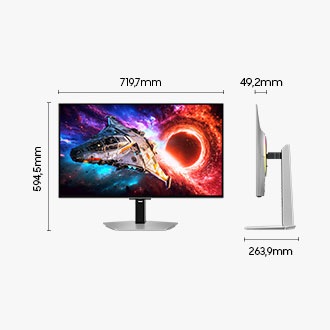 Monitor Gaming Odyssey OLED G8 - G80SH da 32" UHD Flat ​​ ​​ ​​ ​​ ​​ Silver