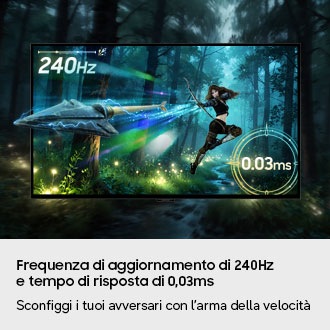 Monitor Gaming Odyssey OLED G8 - G80SH da 32" UHD Flat ​​ ​​ ​​ ​​ ​​ Silver