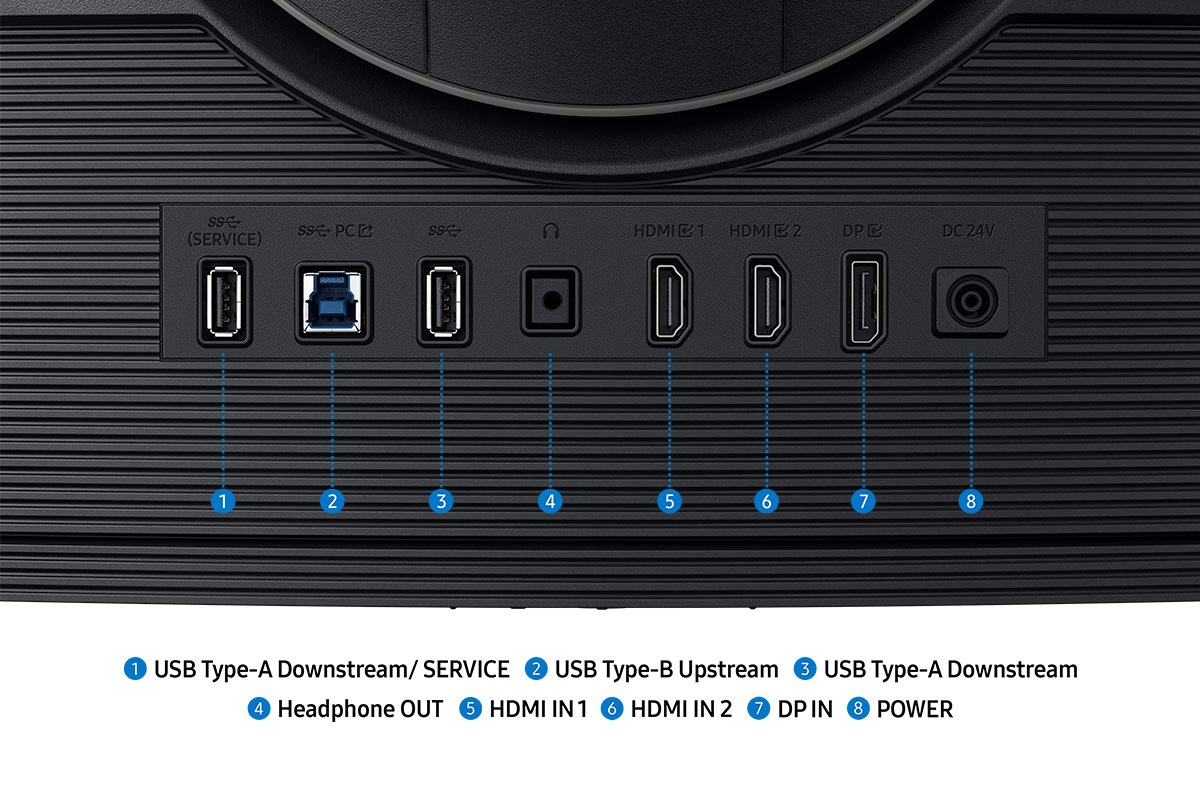 Monitor Gaming Odyssey G7 - G75F da 37" UHD Curvo Black