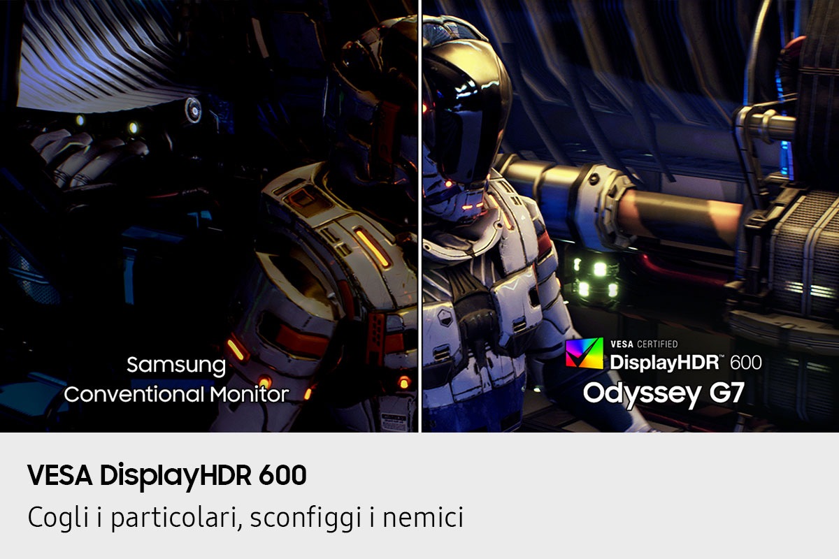 Monitor Gaming Odyssey G7 - G75F da 37" UHD Curvo Black