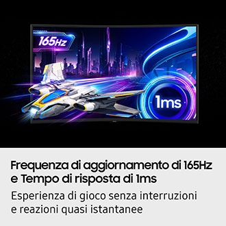 Monitor Gaming Odyssey G7 - G75F da 37" UHD Curvo Black