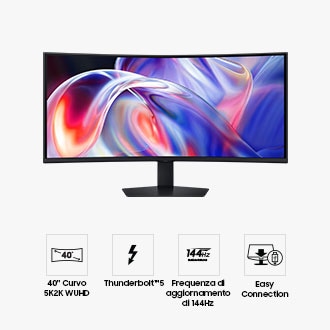 Monitor HRM ViewFinity S8 - S85TH da 40" WUHD Curvo Black