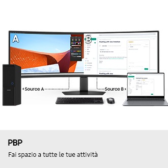 Monitor HRM ViewFinity Serie S9 - S95UF da 49" DQHD Curvo Black
