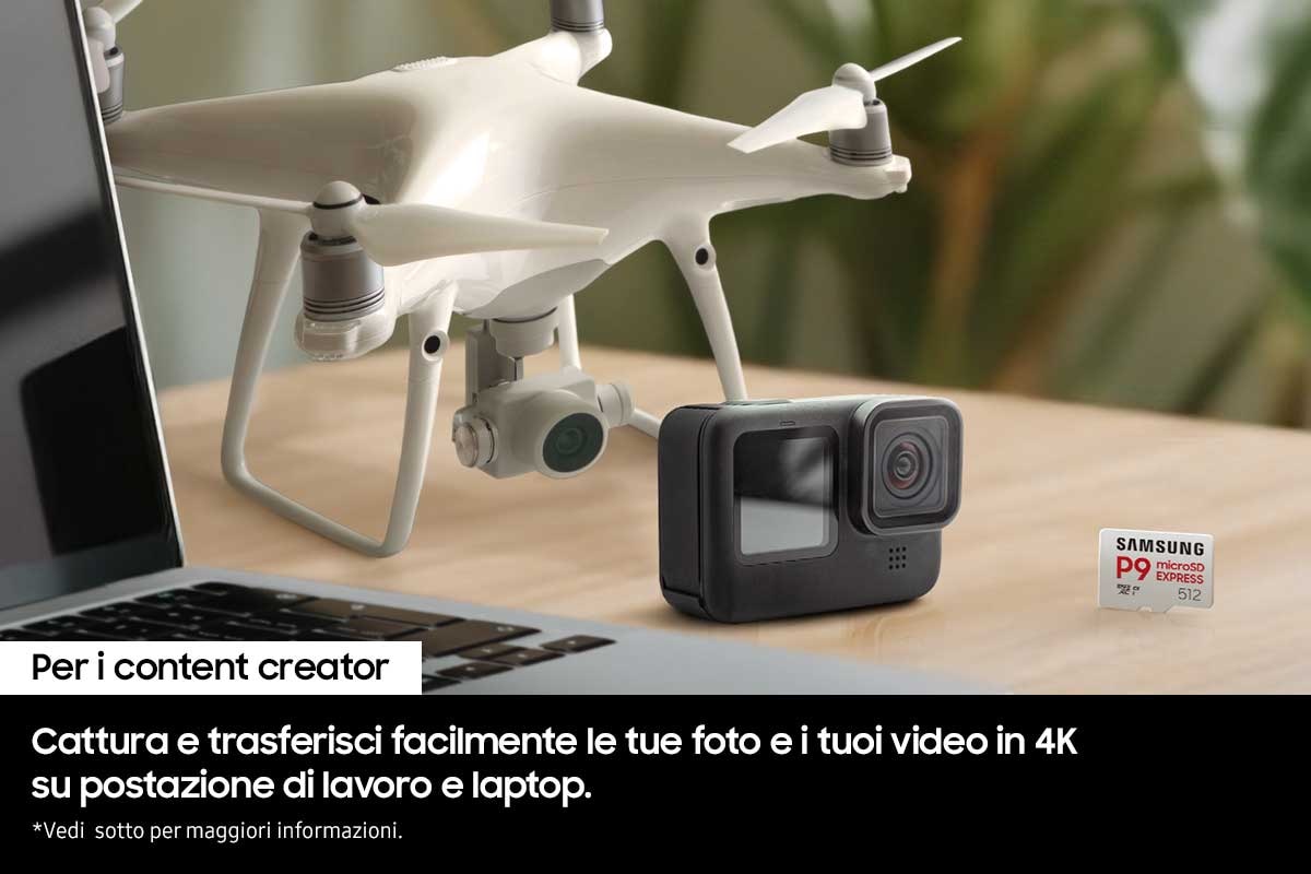 P9 Express microSD Memory Card 256 GB White