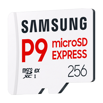 microSD Express Card P9 Express MB-MK R-Perspective White 